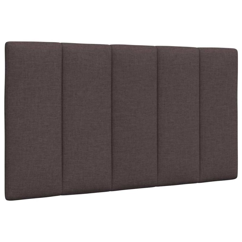 Coussin de tête de lit Hanko marron foncé 90 cm tissu 619374619374