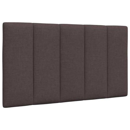 Coussin de tête de lit Hanko marron foncé 90 cm tissu 619374619374