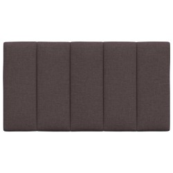 Coussin de tête de lit Hanko marron foncé 90 cm tissu 619374619374