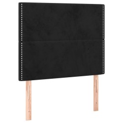 Tête de lit à LED Noir 90x5x118/128 cm Velours 619376619376