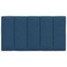 Coussin de tête de lit Hanko bleu 90 cm tissu 619380619380