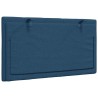 Coussin de tête de lit Hanko bleu 90 cm tissu 619380619380
