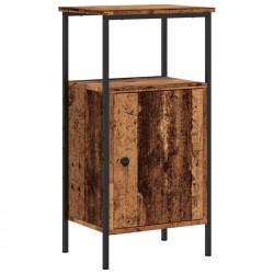 Table de chevet vieux bois 41x31x80 cm bois d’ingénierie 619384619384