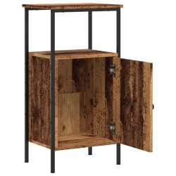 Table de chevet vieux bois 41x31x80 cm bois d’ingénierie 619384619384