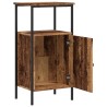 Table de chevet vieux bois 41x31x80 cm bois d’ingénierie 619384619384