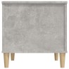 Table basse Gris béton 60x44,5x45 cm Bois d'ingénierie 619386619386
