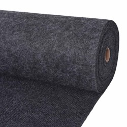 Tapis Anthracite 1,2 x 15 m Polyester 619392619392