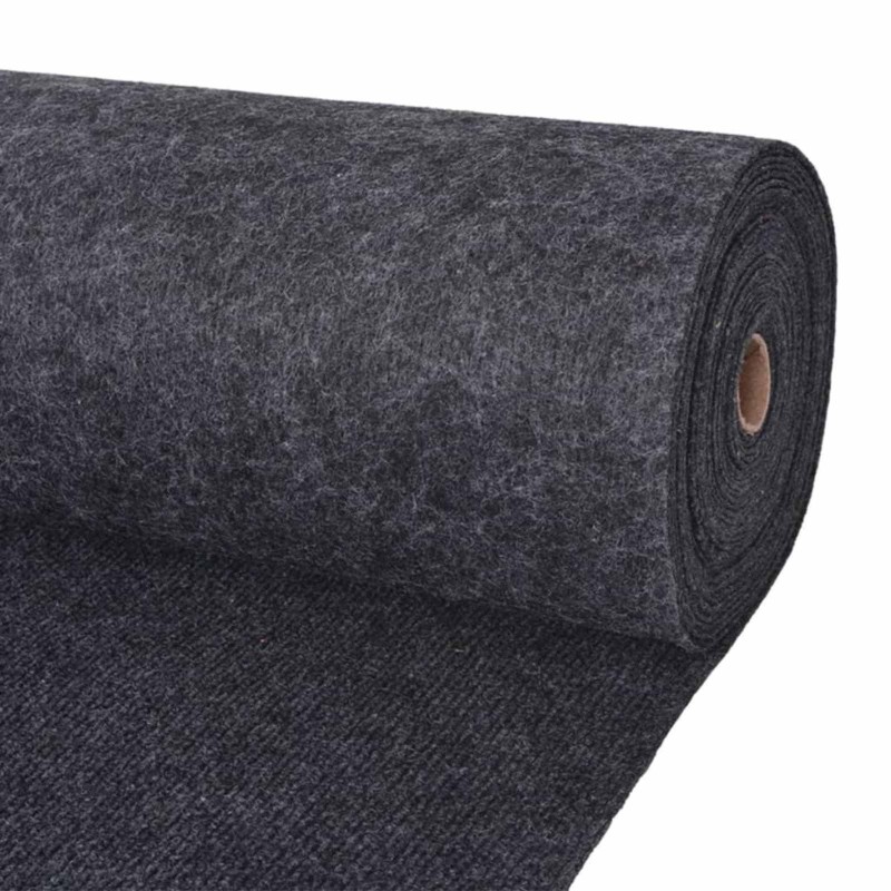 Tapis Anthracite 1,2 x 15 m Polyester 619392619392