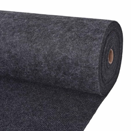 Tapis Anthracite 1,2 x 15 m Polyester 619392619392