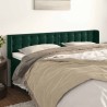 Tête de lit avec oreilles Vert foncé 163x16x78/88 cm Velours 619393619393