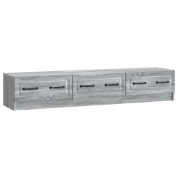 Meuble TV Sonoma gris 147 x 34,5 x 27 cm Bois d'ingénierie 619395619395