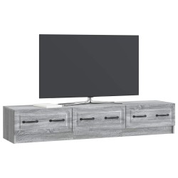 Meuble TV Sonoma gris 147 x 34,5 x 27 cm Bois d'ingénierie 619395619395