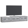 Meuble TV Sonoma gris 147 x 34,5 x 27 cm Bois d'ingénierie 619395619395