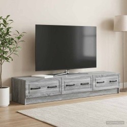 Meuble TV Sonoma gris 147 x 34,5 x 27 cm Bois d'ingénierie 619395619395