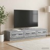 Meuble TV Sonoma gris 147 x 34,5 x 27 cm Bois d'ingénierie 619395619395