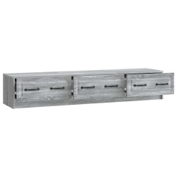 Meuble TV Sonoma gris 147 x 34,5 x 27 cm Bois d'ingénierie 619395619395