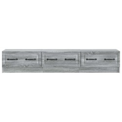 Meuble TV Sonoma gris 147 x 34,5 x 27 cm Bois d'ingénierie 619395619395