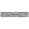Meuble TV Sonoma gris 147 x 34,5 x 27 cm Bois d'ingénierie 619395619395