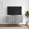 Meuble TV mural Sonoma gris 78,5 x 31 x 30 cm Bois d'ingénierie 619396619396
