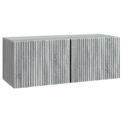 Meuble TV mural Sonoma gris 78,5 x 31 x 30 cm Bois d'ingénierie 619396619396