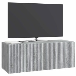 Meuble TV mural Sonoma gris 78,5 x 31 x 30 cm Bois d'ingénierie 619396619396
