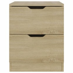 Tables de chevet 2 pcs chêne sonoma 40x40x50 cm bois ingénierie 619405619405