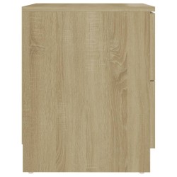 Tables de chevet 2 pcs chêne sonoma 40x40x50 cm bois ingénierie 619405619405