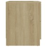 Tables de chevet 2 pcs chêne sonoma 40x40x50 cm bois ingénierie 619405619405