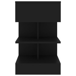 Tables de chevet 2 pcs Noir 40x35x65 cm 619410619410