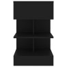 Tables de chevet 2 pcs Noir 40x35x65 cm 619410619410