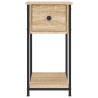 Tables de chevet 2 pcs chêne sonoma 30x60x60 cm bois ingénierie 619416619416