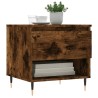 Tables basses 2 pcs chêne fumé 50x46x50 cm bois d'ingénierie 619418619418