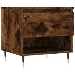 Tables basses 2 pcs chêne fumé 50x46x50 cm bois d'ingénierie 619418619418