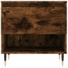 Tables basses 2 pcs chêne fumé 50x46x50 cm bois d'ingénierie 619418619418
