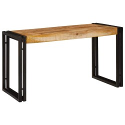 Table Gigogne 3 pcs Bois de Mangue Massif et Métal 619422619422