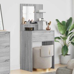 Tables de maquillage pour chambre avec tiroir Gris Sonoma 619425619425