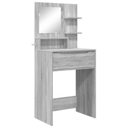 Tables de maquillage pour chambre avec tiroir Gris Sonoma 619425619425