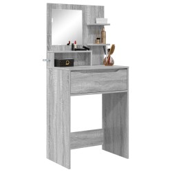 Tables de maquillage pour chambre avec tiroir Gris Sonoma 619425619425