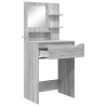 Tables de maquillage pour chambre avec tiroir Gris Sonoma 619425619425