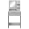 Tables de maquillage pour chambre avec tiroir Gris Sonoma 619425619425