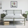 Tables de chevet 2 pcs vert olive 36x39x60,5 cm acier 619426619426