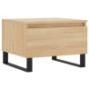 Tables basses 2 pcs chêne sonoma 50x46x35 cm bois d'ingénierie 619427619427