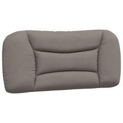 Coussin de tête de lit Hvar taupe 90 cm tissu 619434619434