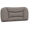 Coussin de tête de lit Hvar taupe 90 cm tissu 619434619434