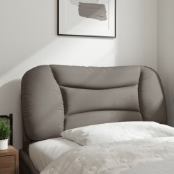 Coussin de tête de lit Hvar taupe 90 cm tissu 619434619434