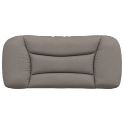 Coussin de tête de lit Hvar taupe 90 cm tissu 619434619434