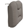 Coussin de tête de lit Hvar taupe 90 cm tissu 619434619434