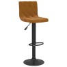 Tabourets de bar lot de 2 marron velours 619436619436