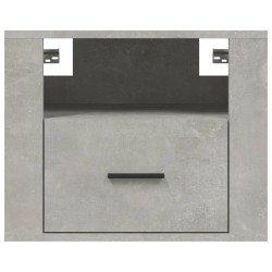 Tables de chevet murales 2 pcs Gris béton 50x36x40 cm 619443619443