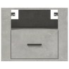 Tables de chevet murales 2 pcs Gris béton 50x36x40 cm 619443619443